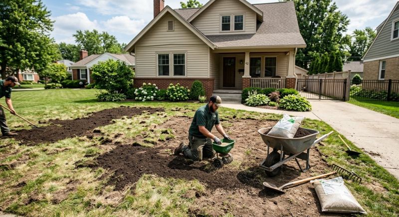 Lawn Regrading